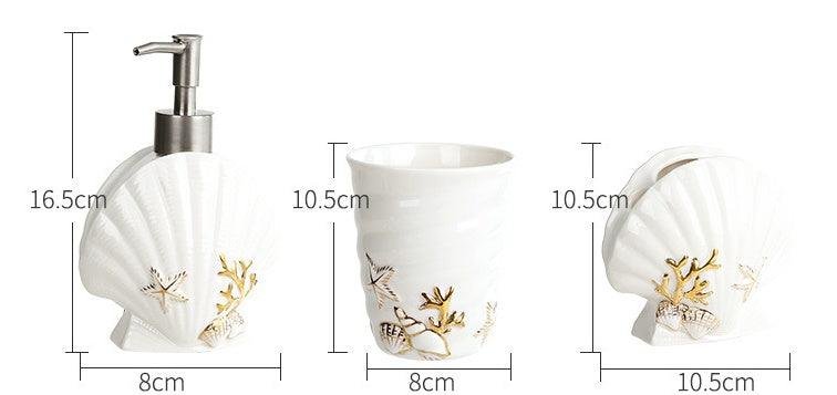 Wedding Gift Five-piece Set Of European Style Bathroom - Pacisia