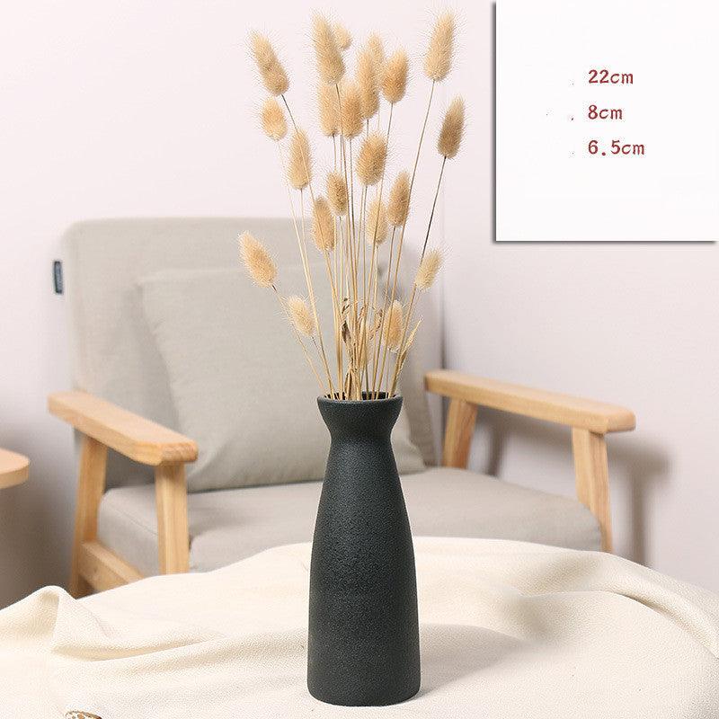 White black ceramic vase - Pacisia