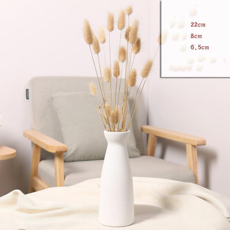 White black ceramic vase - Pacisia