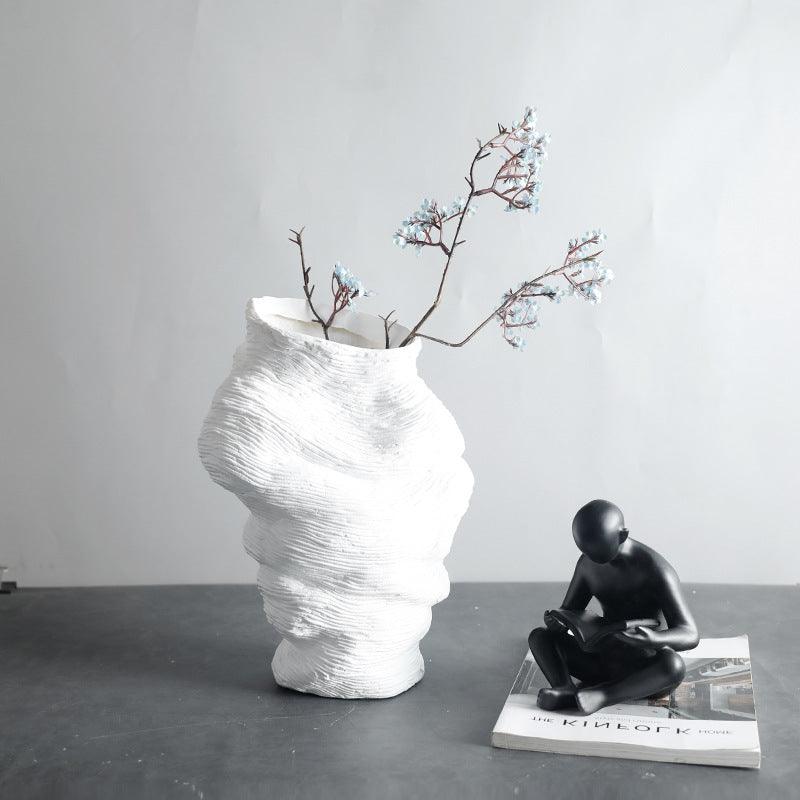 White home living room simple new Chinese vase - Pacisia