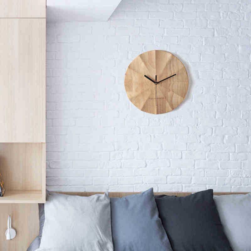 Wooden clock wall clock - Pacisia