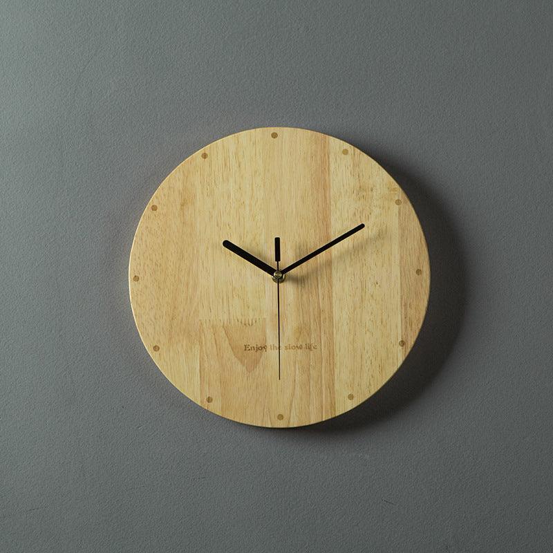 Wooden clock wall clock - Pacisia