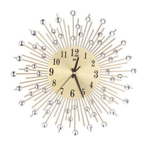 Wrought Iron Personality Clock Wall Clock - Pacisia
