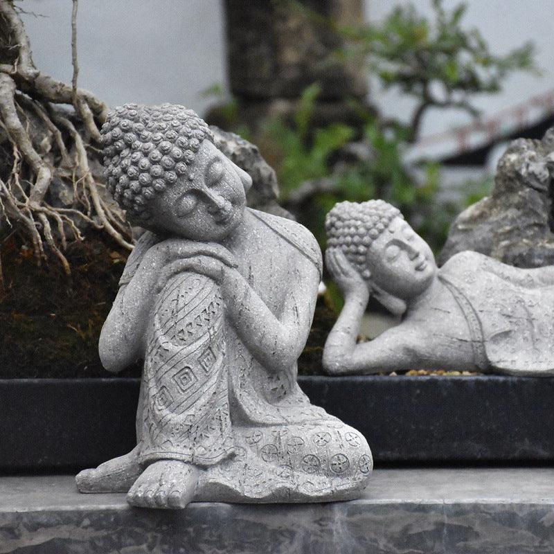 Zen Buddha Statue Living Room Entrance Tea Room Decoration - Pacisia