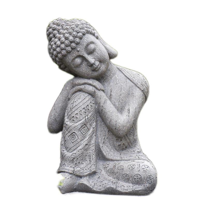 Zen Buddha Statue Living Room Entrance Tea Room Decoration - Pacisia