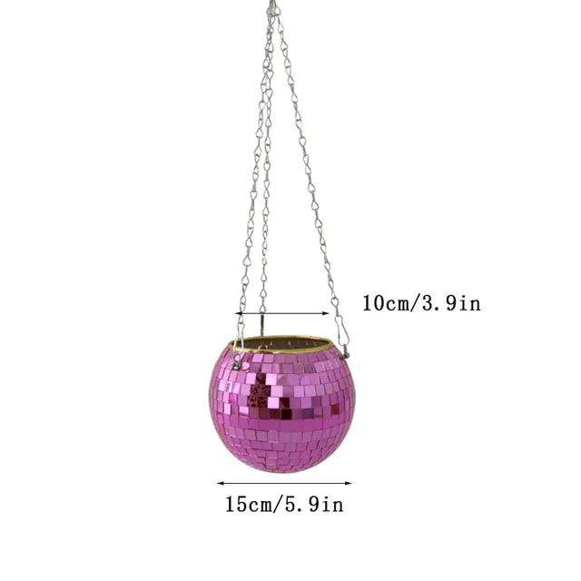 Disco Ball Flower Hanging Vase - Pacisia