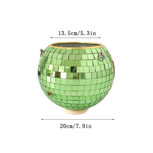 Disco Ball Flower Hanging Vase - Pacisia