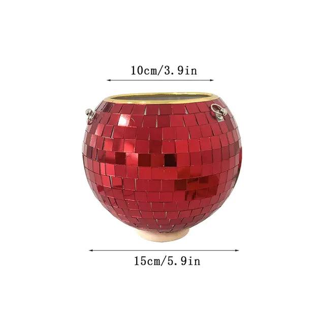 Disco Ball Flower Hanging Vase - Pacisia