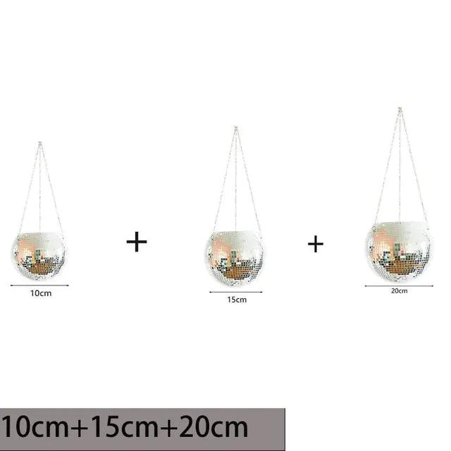 Disco Ball Flower Hanging Vase - Pacisia