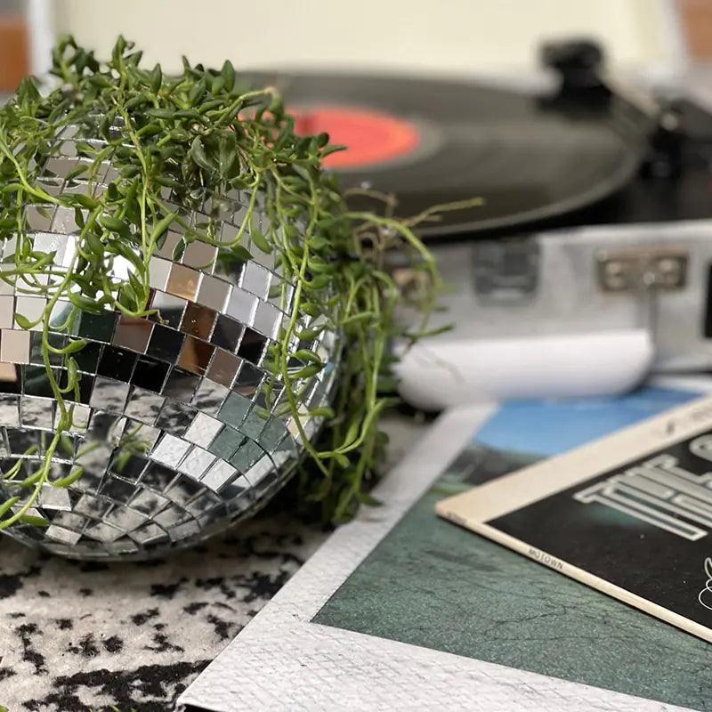 Disco Ball Flower Hanging Vase - Pacisia