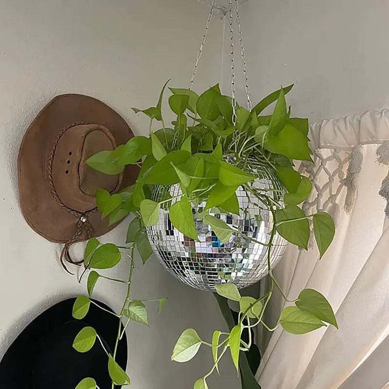 Disco Ball Flower Hanging Vase - Pacisia