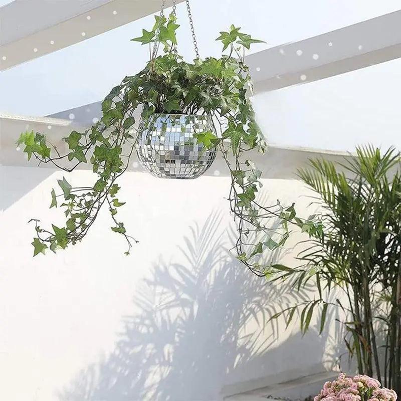 Disco Ball Flower Hanging Vase - Pacisia