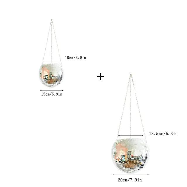 Disco Ball Flower Hanging Vase - Pacisia