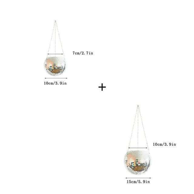Disco Ball Flower Hanging Vase - Pacisia