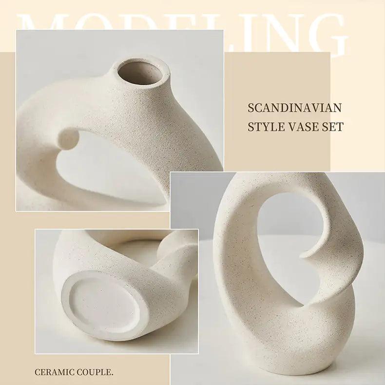 Nordic Ceramic Vases - Pacisia