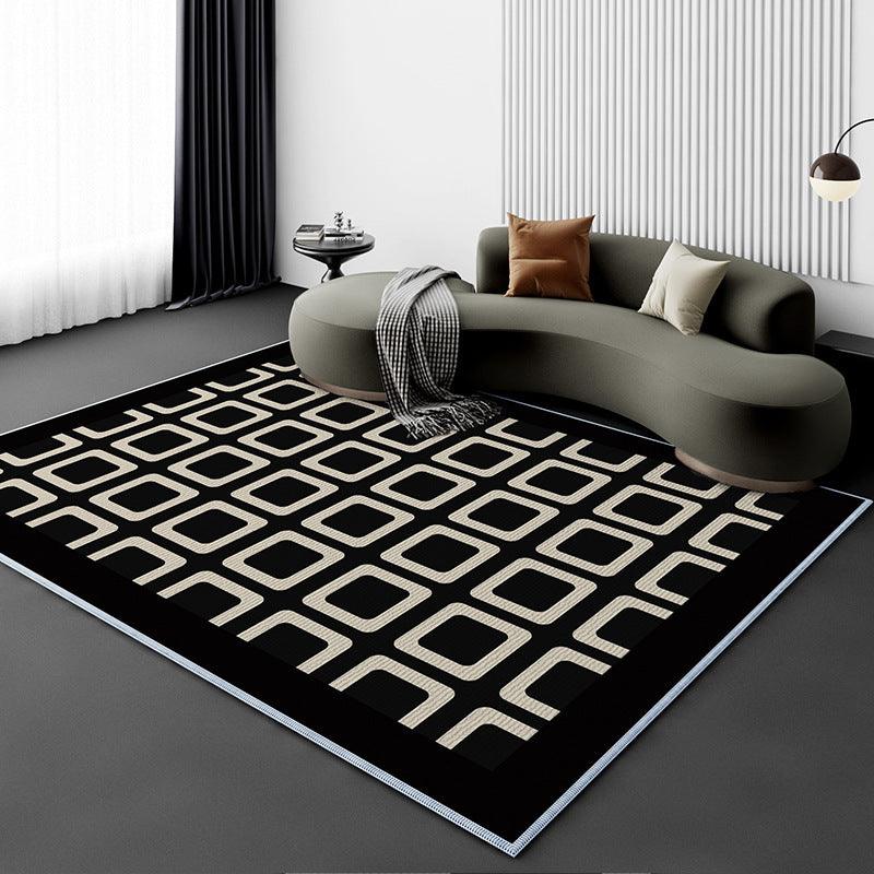 Living Room Carpet Fully Covered Bedroom And Household Sofa Table Carpet Bedside Stain-resistant Non-slip Foot Mat - Pacisia