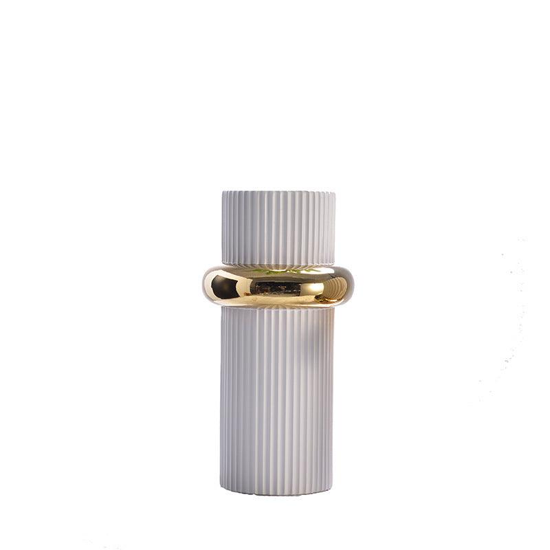 The Same Roman Holiday Flower In Milan, Modern Nordic Light Luxury Style Ceramic Vase Decoration - Pacisia