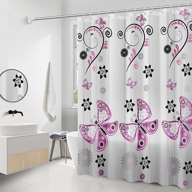 Shower Curtain Partition Curtain Door Curtain Square Shower Curtain - Pacisia