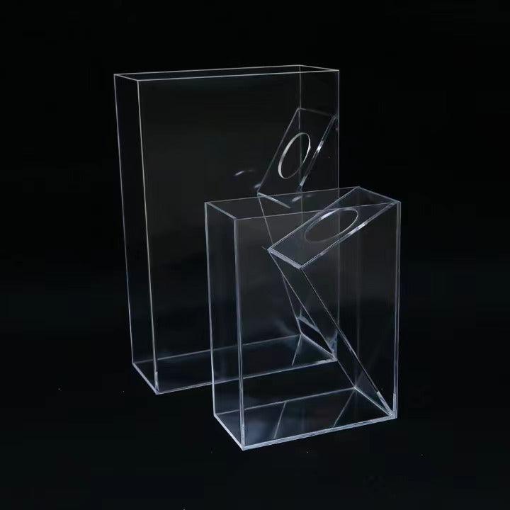 Acrylic Vase Transparent Flower Arrangement Simple Decorative Hydroponic Plant Container - Pacisia