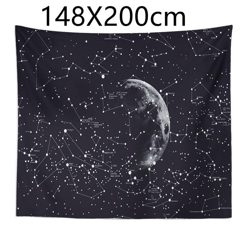 Constellation Tapestry Fantasy Starry Sky Blanket Galaxy Space Pattern towel Wall Hanging Cloth Bedspread Bedroom Decoration - Pacisia