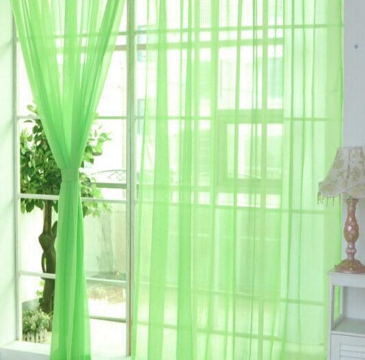 Curtains Solid Tulle Modern Curtains For Living Room Transparent Tulle Curtains Window Sheer For The Bedroom - Pacisia