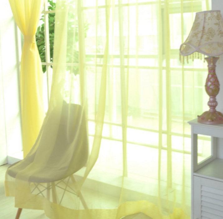 Curtains Solid Tulle Modern Curtains For Living Room Transparent Tulle Curtains Window Sheer For The Bedroom - Pacisia