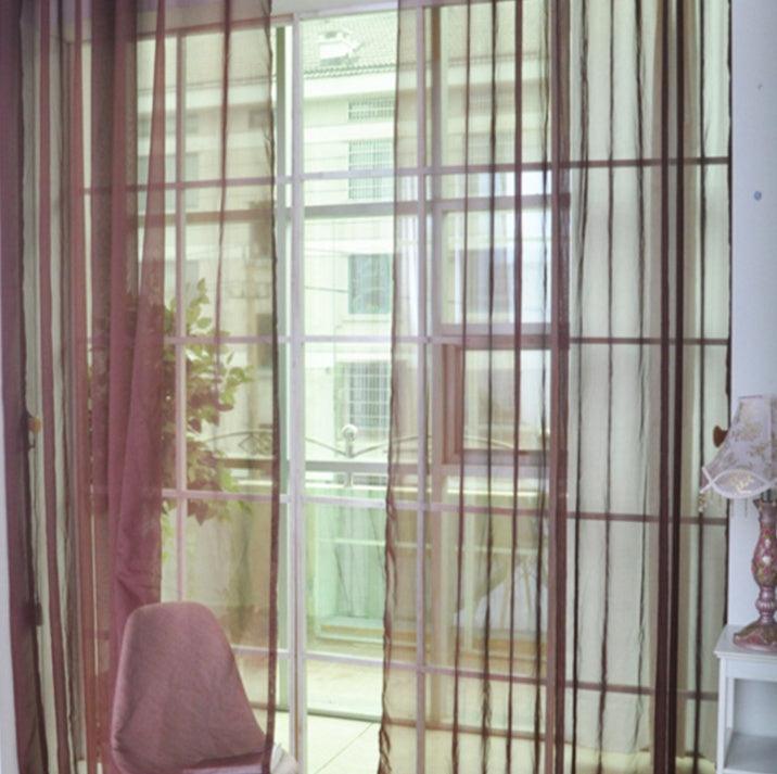 Curtains Solid Tulle Modern Curtains For Living Room Transparent Tulle Curtains Window Sheer For The Bedroom - Pacisia