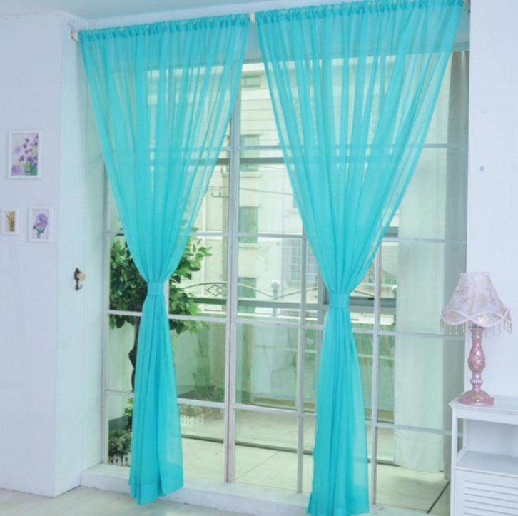 Curtains Solid Tulle Modern Curtains For Living Room Transparent Tulle Curtains Window Sheer For The Bedroom - Pacisia