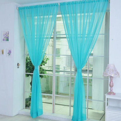 Curtains Solid Tulle Modern Curtains For Living Room Transparent Tulle Curtains Window Sheer For The Bedroom - Pacisia