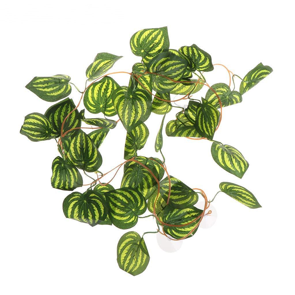 Artificial Flower Rattan Ivy Vines Green Leaves Green Plants Wall Hanging Pet Decoration Hanging Leaves - Pacisia