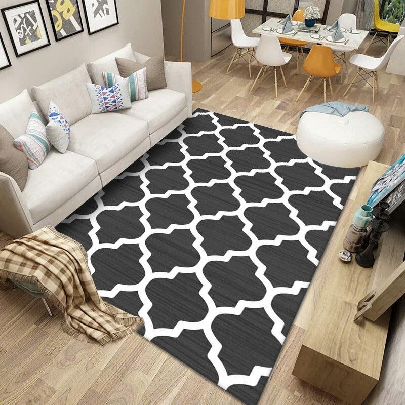 ins Style Simple Modern Nordic Sofa Living Room Carpet Bedroom Coffee Table Blanket Room Bedside Mats Can Be Customized - Pacisia