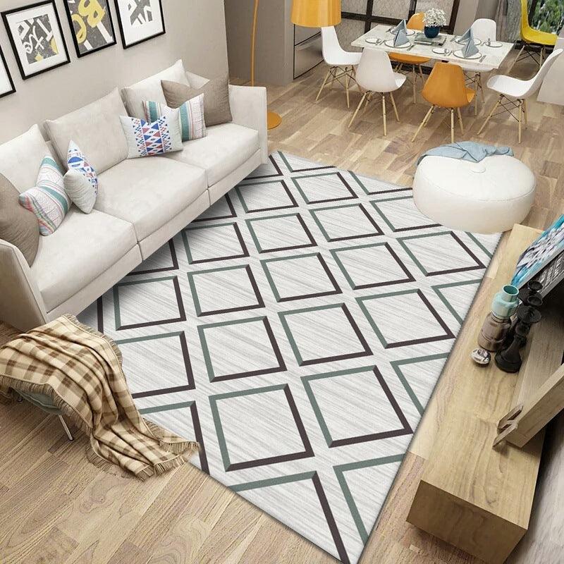 ins Style Simple Modern Nordic Sofa Living Room Carpet Bedroom Coffee Table Blanket Room Bedside Mats Can Be Customized - Pacisia