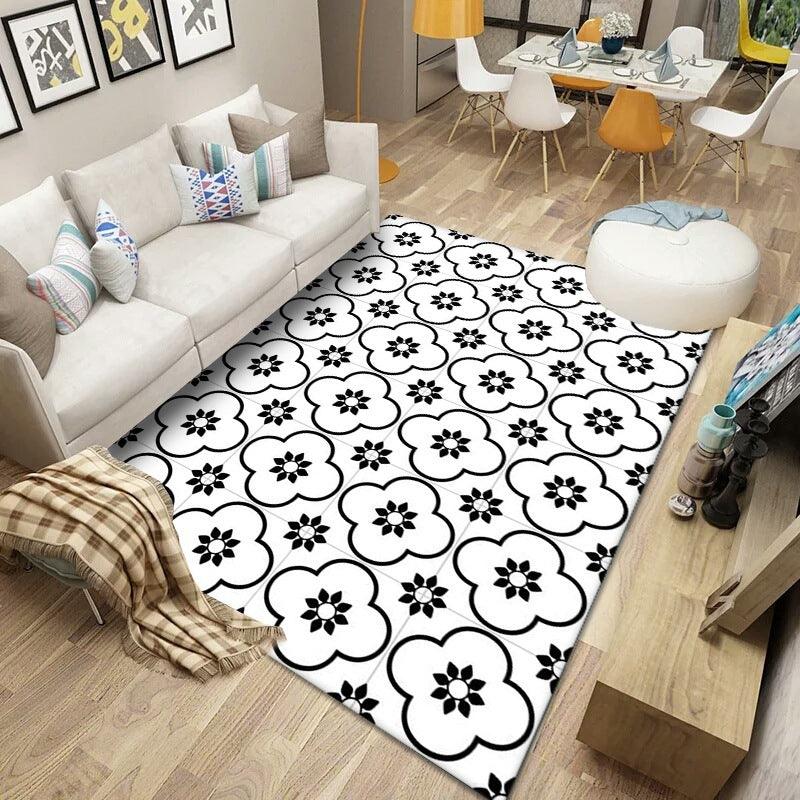 ins Style Simple Modern Nordic Sofa Living Room Carpet Bedroom Coffee Table Blanket Room Bedside Mats Can Be Customized - Pacisia