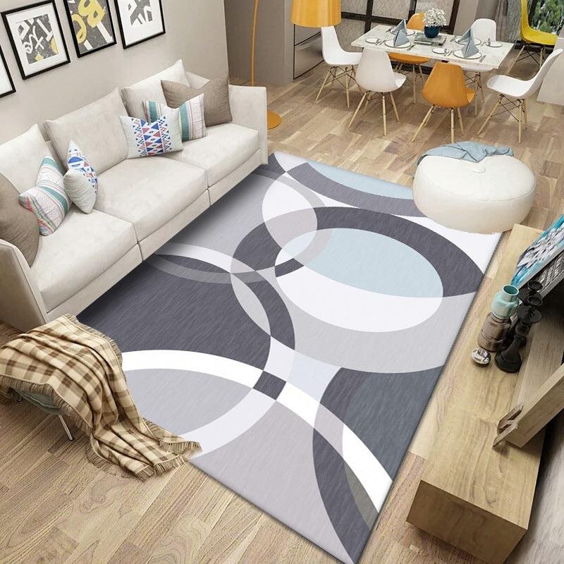 ins Style Simple Modern Nordic Sofa Living Room Carpet Bedroom Coffee Table Blanket Room Bedside Mats Can Be Customized - Pacisia