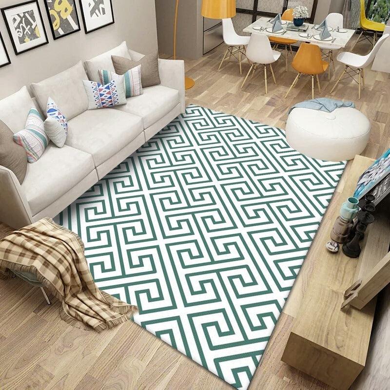 ins Style Simple Modern Nordic Sofa Living Room Carpet Bedroom Coffee Table Blanket Room Bedside Mats Can Be Customized - Pacisia