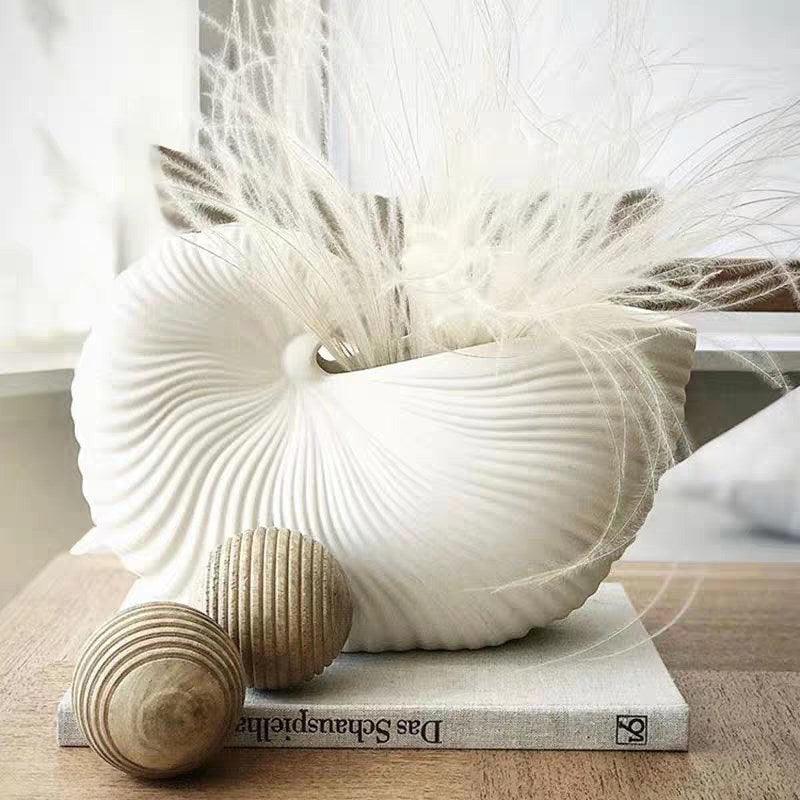 Conch Simple Vase Flower Modern TV Decoration Nordic Minimalist Style Home Decoration - Pacisia