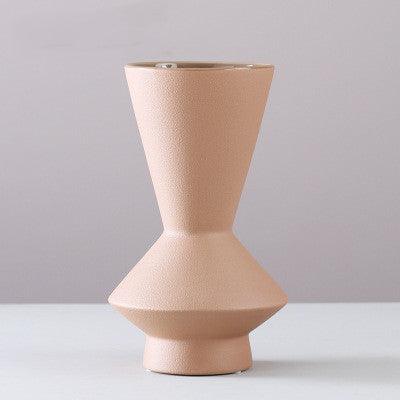 Morandi Frosted Ceramic Vase Ornaments Vase Ceramic Crafts Interior Simple Decoration Home Ornaments - Pacisia