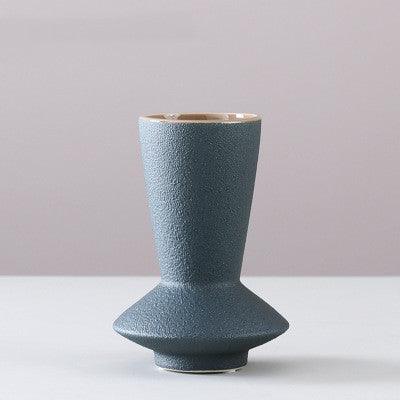 Morandi Frosted Ceramic Vase Ornaments Vase Ceramic Crafts Interior Simple Decoration Home Ornaments - Pacisia