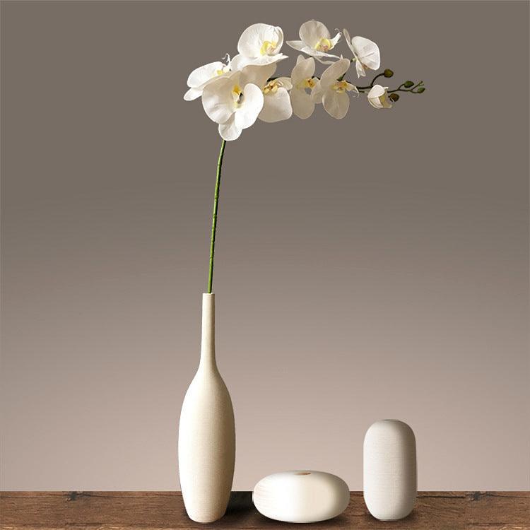 Artificial Flower Film Phalaenopsis Nine Heads Single Branch Artificial Flower Feel Home Living Room Decoration Flower Arrangement - Pacisia