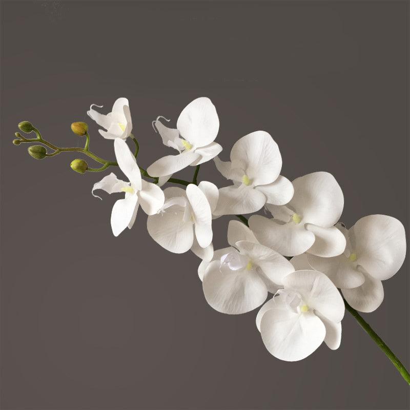 Artificial Flower Film Phalaenopsis Nine Heads Single Branch Artificial Flower Feel Home Living Room Decoration Flower Arrangement - Pacisia