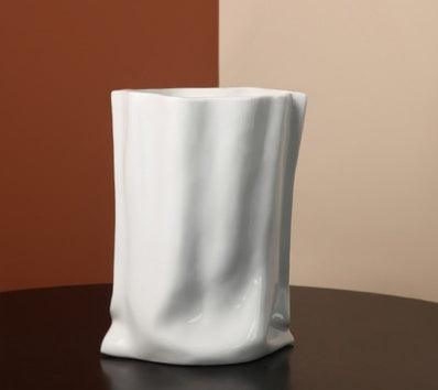 Nordic luxury Morandi vase ceramic flower arrangement living room TV cabinet flower arrangement model room soft decoration - Pacisia