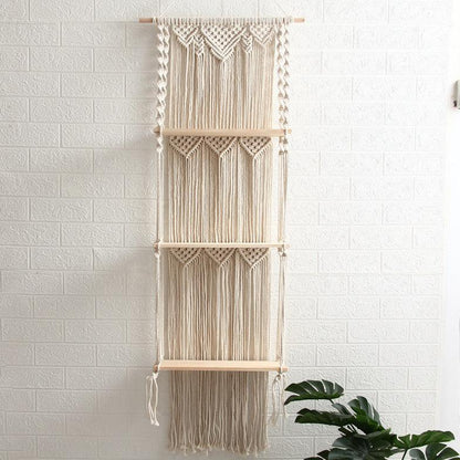 Woven Tapestry Rack Study Living Room Wall Hanging Wall Decoration Wall Hanging Decoration - Pacisia