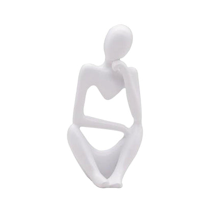 Abstract Thinker Creative Resin Sculpture Statue Character Craft Jewelry Sandstone Statue Decoration - Pacisia