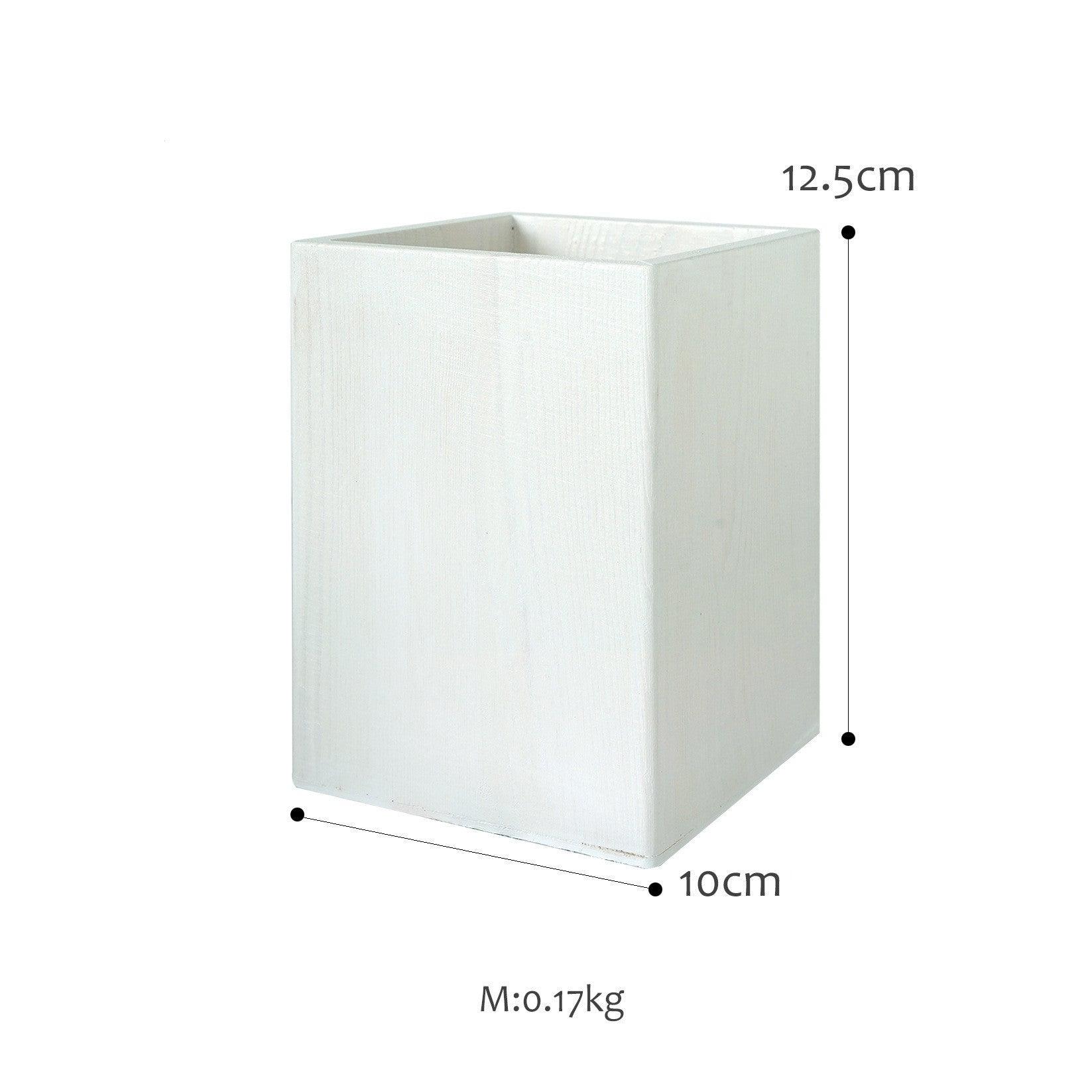 SWEETGO Straw Holder Cake Table Decoration Makeup Brush Storage Flowers Vase Background Scenery Props Lollipop Wood Pot - Pacisia