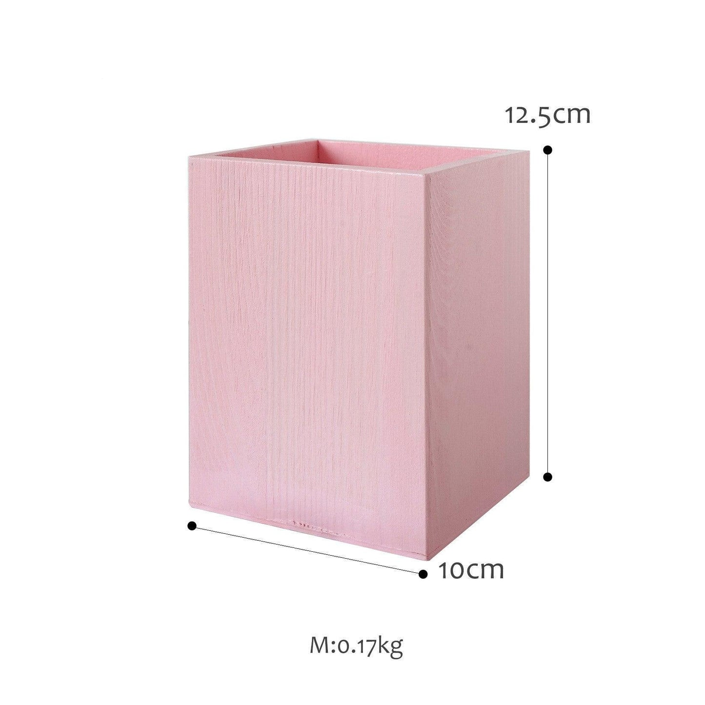 SWEETGO Straw Holder Cake Table Decoration Makeup Brush Storage Flowers Vase Background Scenery Props Lollipop Wood Pot - Pacisia