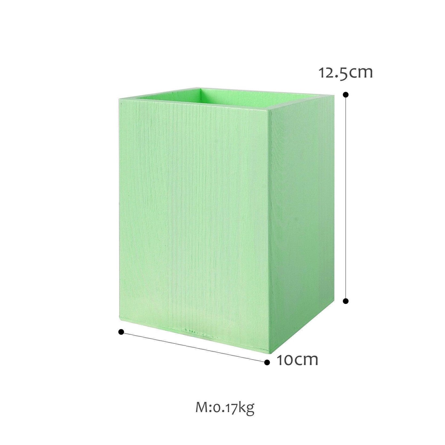 SWEETGO Straw Holder Cake Table Decoration Makeup Brush Storage Flowers Vase Background Scenery Props Lollipop Wood Pot - Pacisia