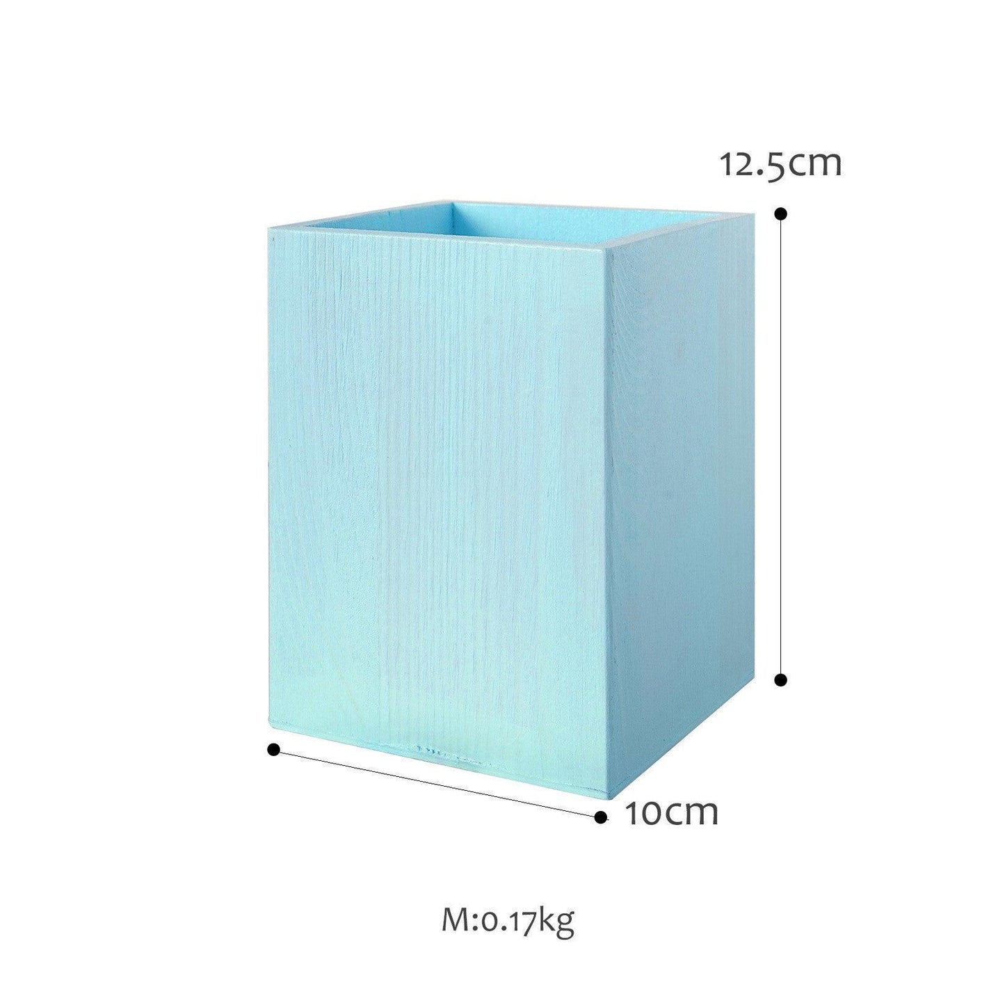 SWEETGO Straw Holder Cake Table Decoration Makeup Brush Storage Flowers Vase Background Scenery Props Lollipop Wood Pot - Pacisia