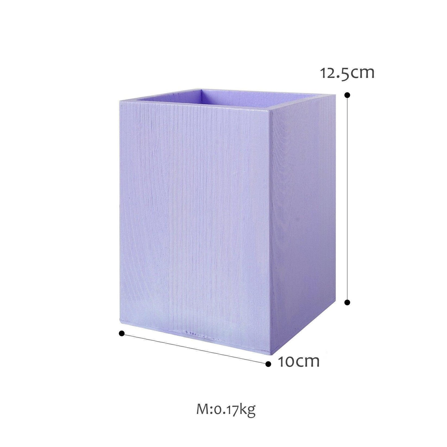 SWEETGO Straw Holder Cake Table Decoration Makeup Brush Storage Flowers Vase Background Scenery Props Lollipop Wood Pot - Pacisia