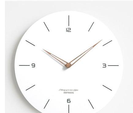 Modern Minimalist Living Room Home Wall Clock Fashion Atmosphere Silent Wall Clock Quartz Clock Nordic Clock - Pacisia