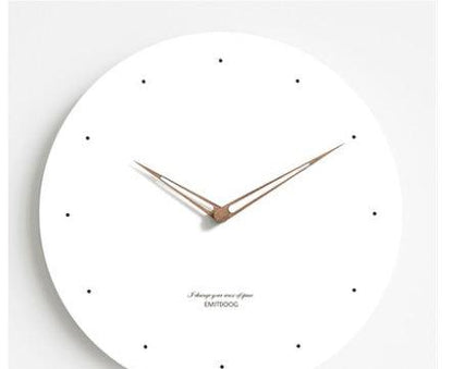 Modern Minimalist Living Room Home Wall Clock Fashion Atmosphere Silent Wall Clock Quartz Clock Nordic Clock - Pacisia